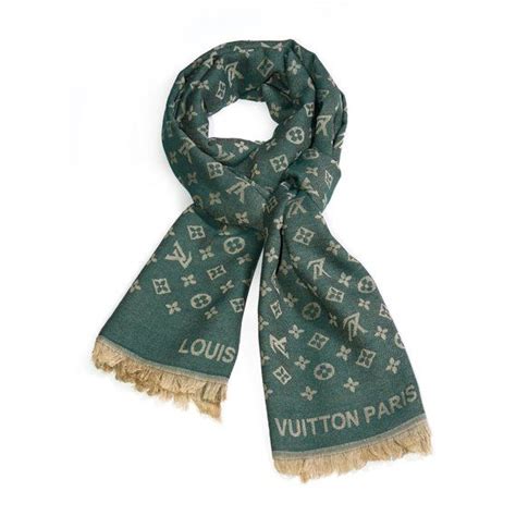 louis vuitton emerald green scarf